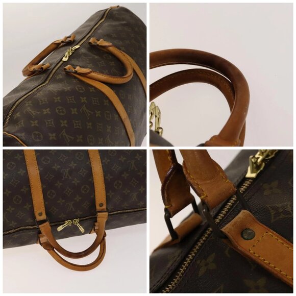LOUIS VUITTON Monogram Keepall 60 Boston Bag M41422 LV Auth 140746 - Picture 16 of 16